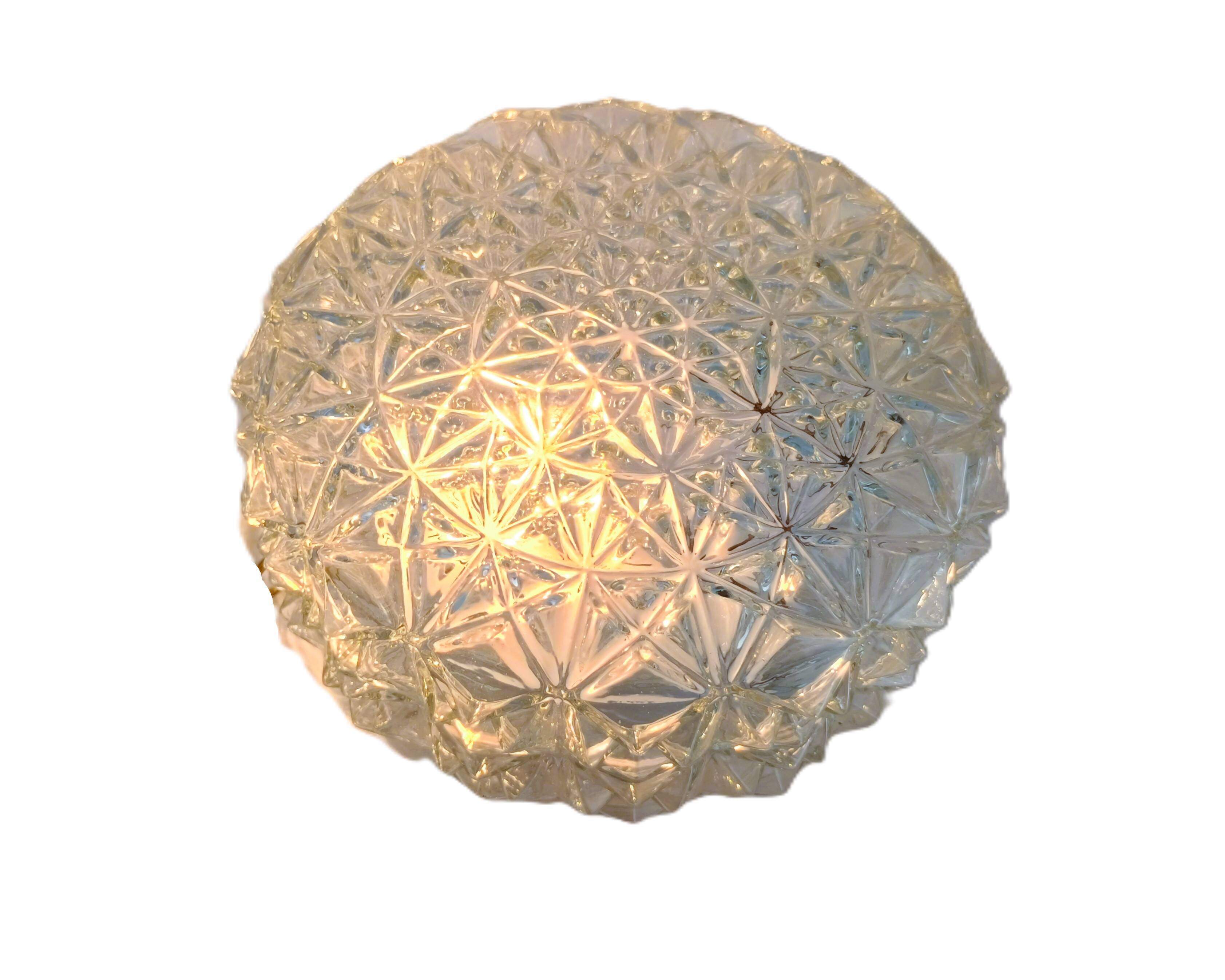 Superb vintage french ceiling light vianne