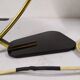 Black brass desk lamp 1950 italy