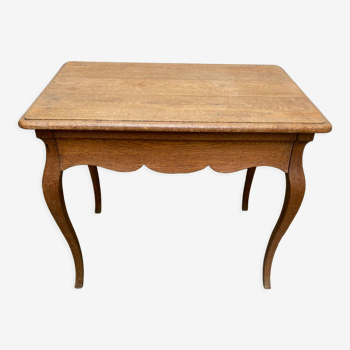 Louis XV style oak game table stamped