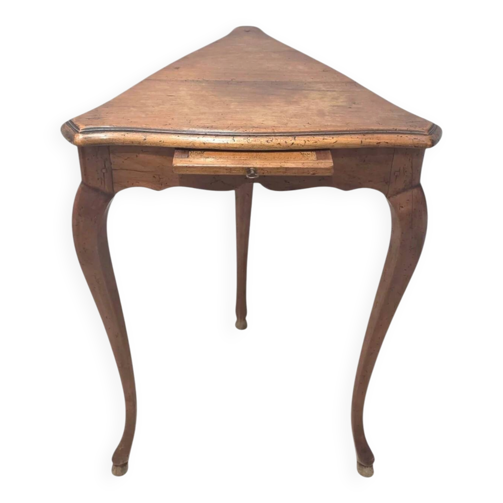 Triangular writing table – stamped André Mailfert (Orléans) – Louis XV style