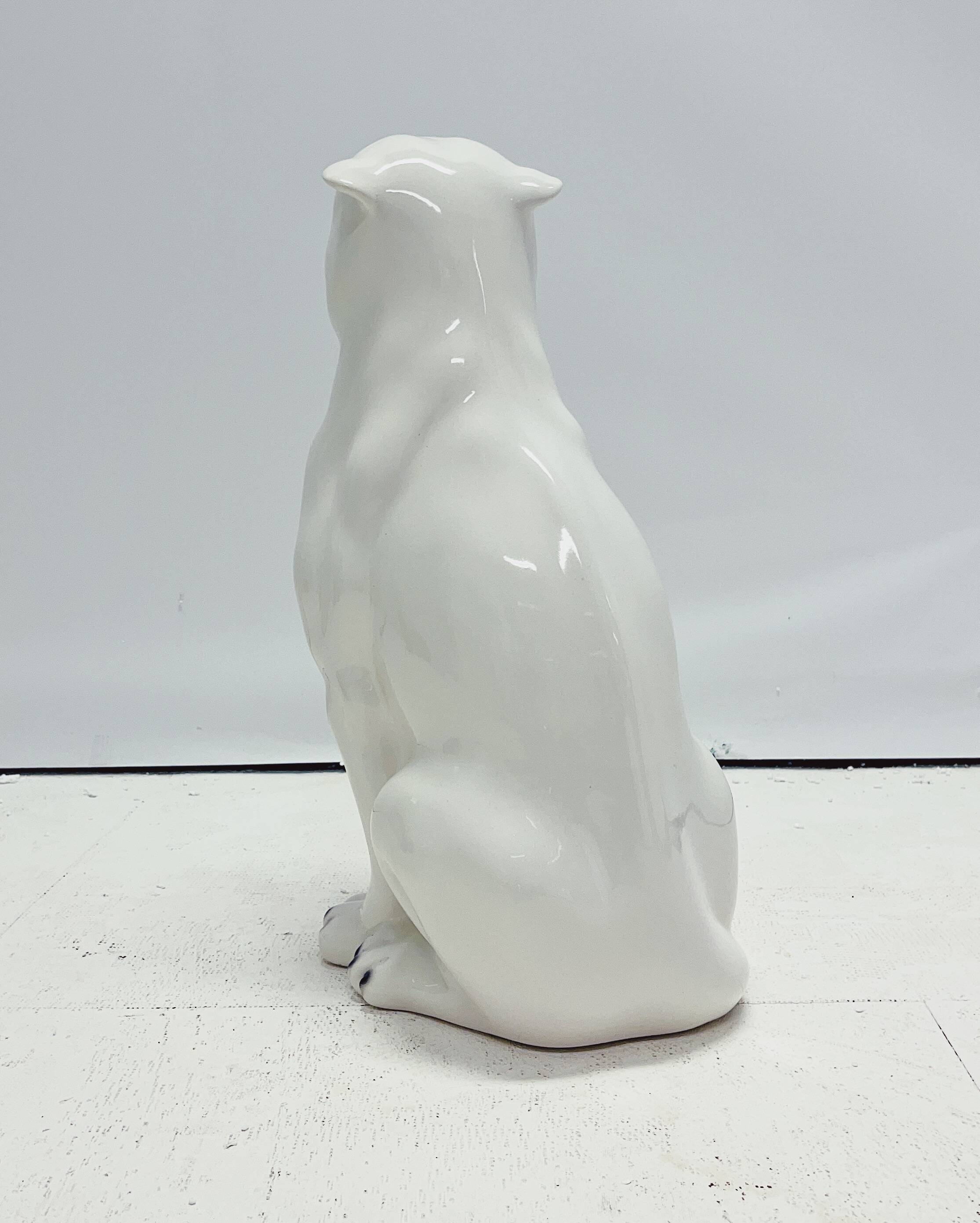 White panther ceramic