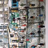 Lithograph Rue Commerisante by Nathalie Charbrier (artist’s proof)