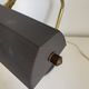 Vintage 1960s black and gold Aluminor banker's desk lamp - 45cm