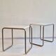 Ensemble de 2 tables d'appoint B9 Marcel Breuer pour Tecta