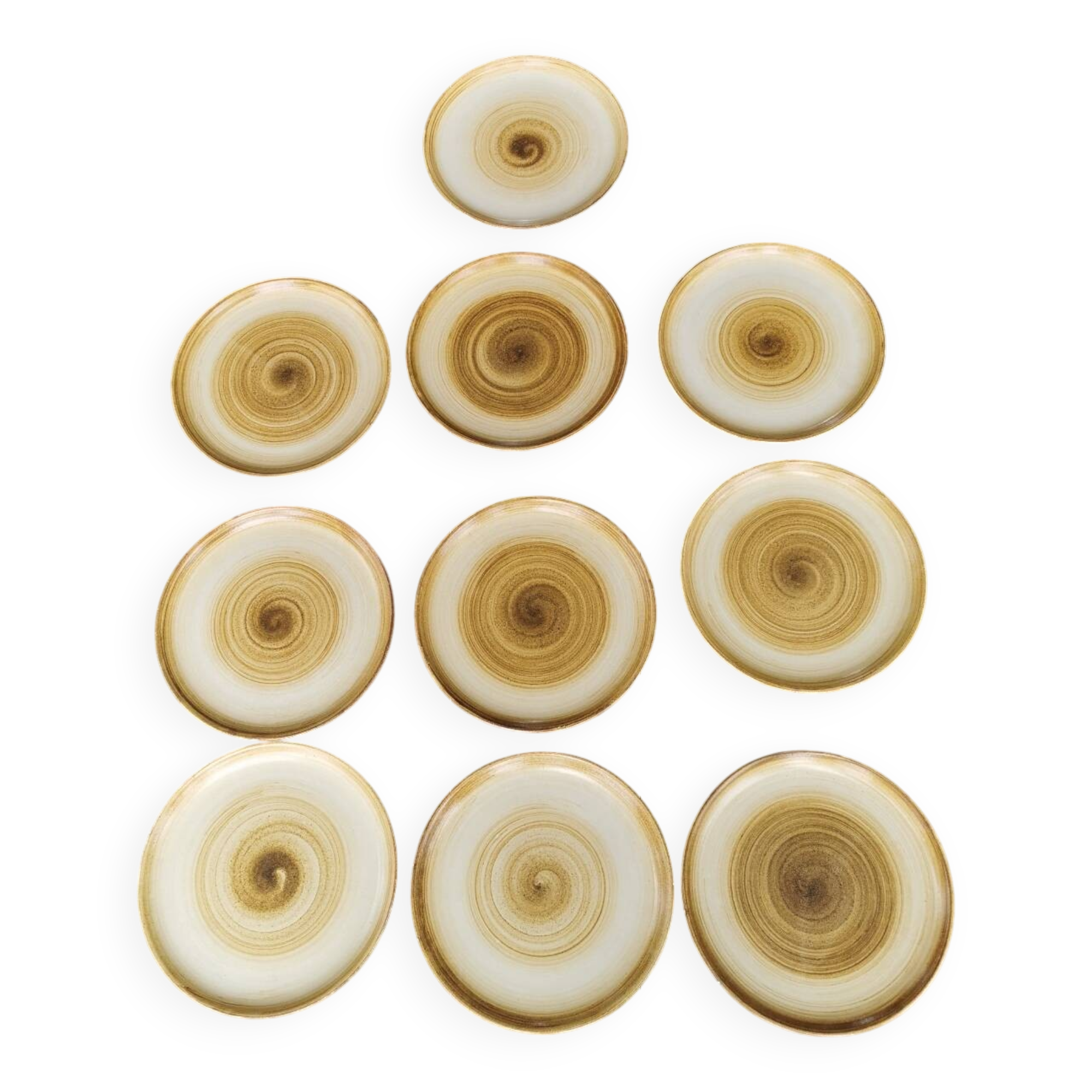 Set of 10 vintage Longchamp plates