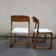 Paire de chaises Baumann traîneau
