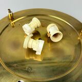 60s 70s Plafoniere ceiling lamp by Fischer Leuchten Germany Space Age