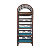 Rattan shelf
