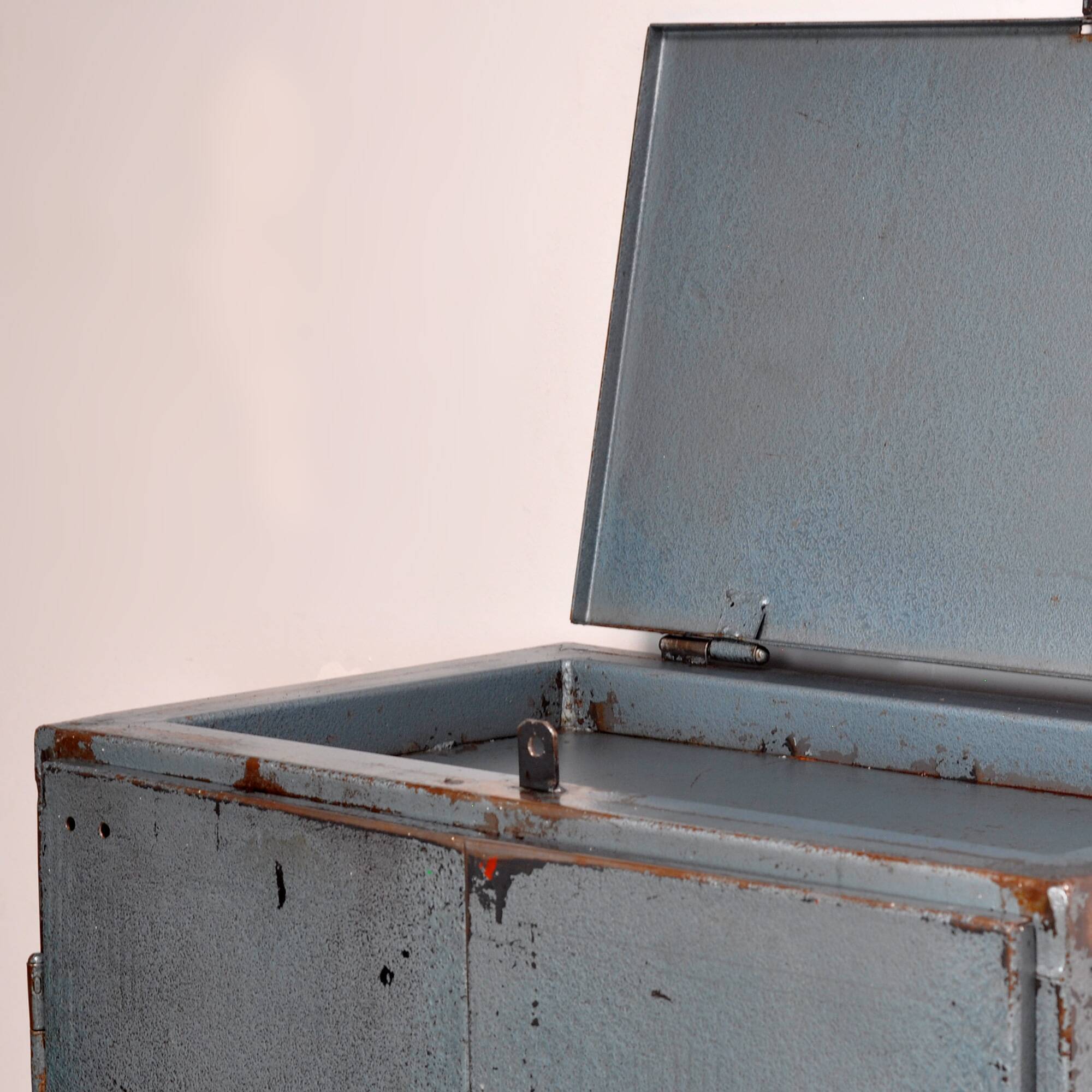 Iron industrial cabinet, 1970s