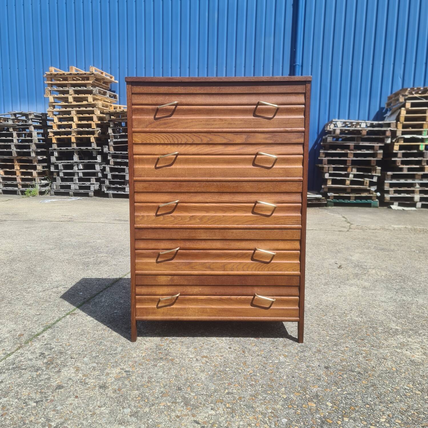 Large vintage chest of drawers 1950