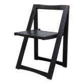 Chaise Pliante Noire par Aldo Jacober pour Alberto Bazzani, 1960s