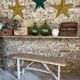 Table / console clear raw wood