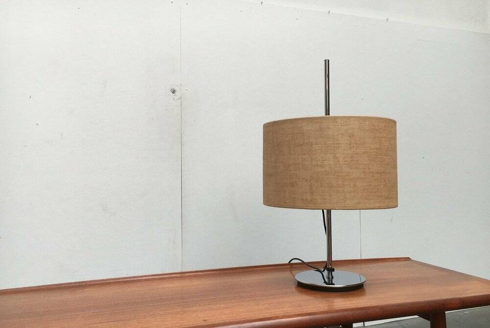 German table lamp from the mid-century space age by Staff Leuchten, 1960s.