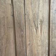 France old 18th century walnut closet door. Composed of 8 finely carved panels.