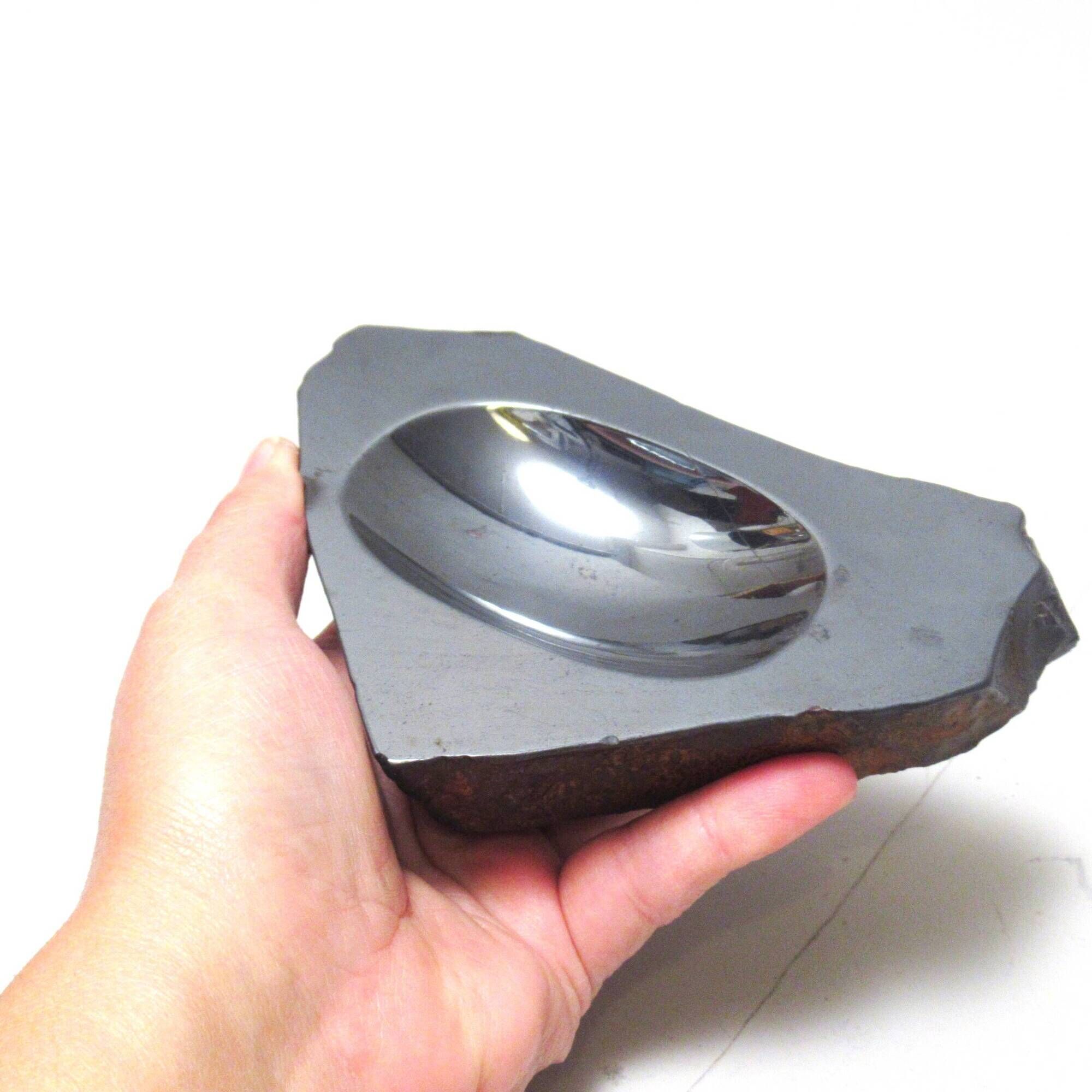 Brutalist Empty Pocket in metal ore 1970s