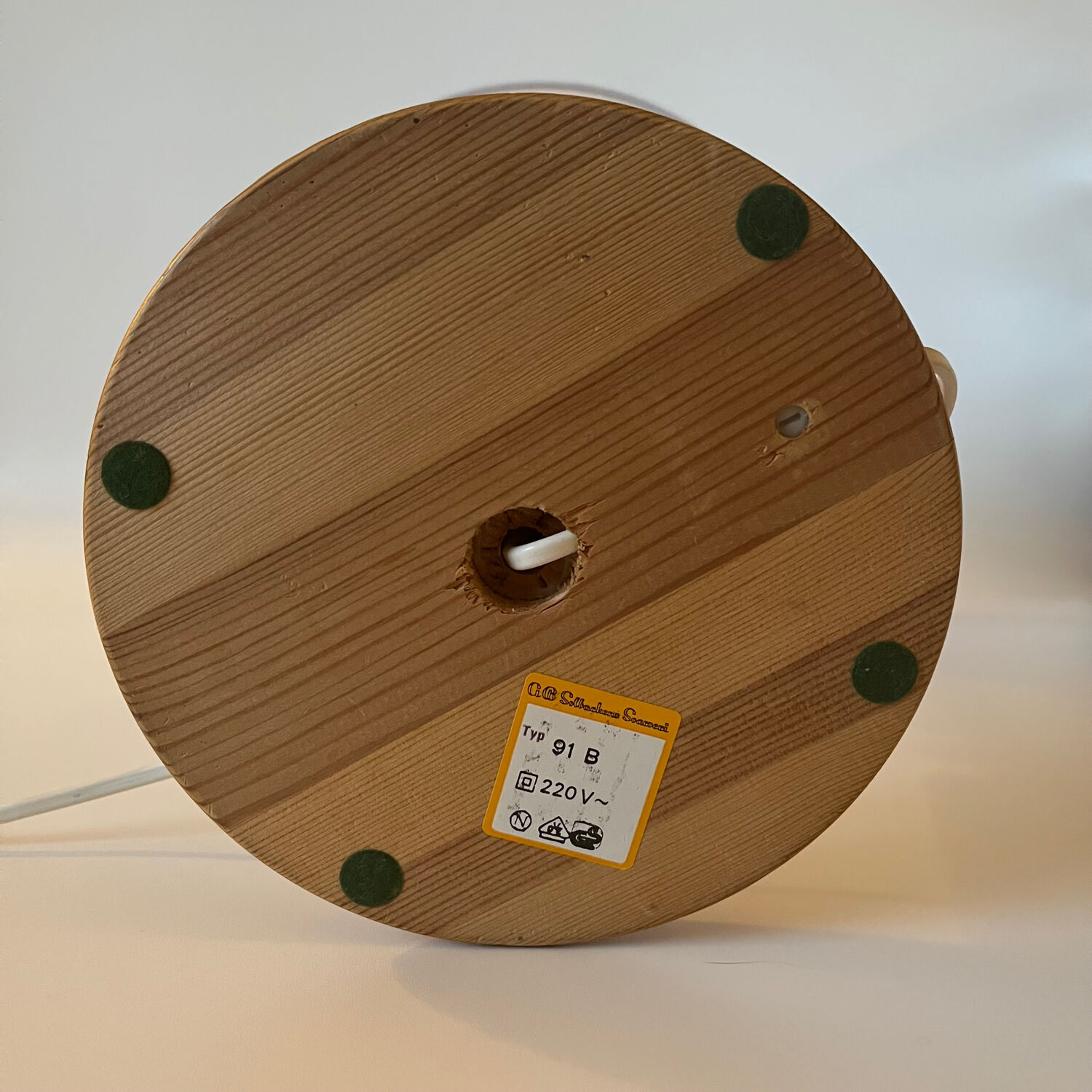 Pair of Swedish lamps – Solbackens Svarveri – 1970s