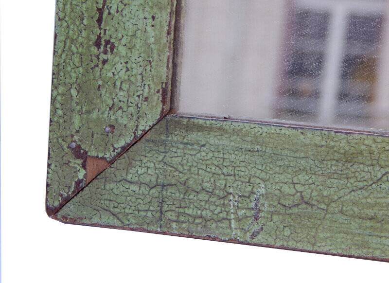 Old tech green mirror