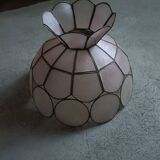 Pink mother-of-pearl lampshade