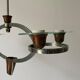 Art Deco chandelier attributed to Pietro Chiesa, 1940s, Italy.