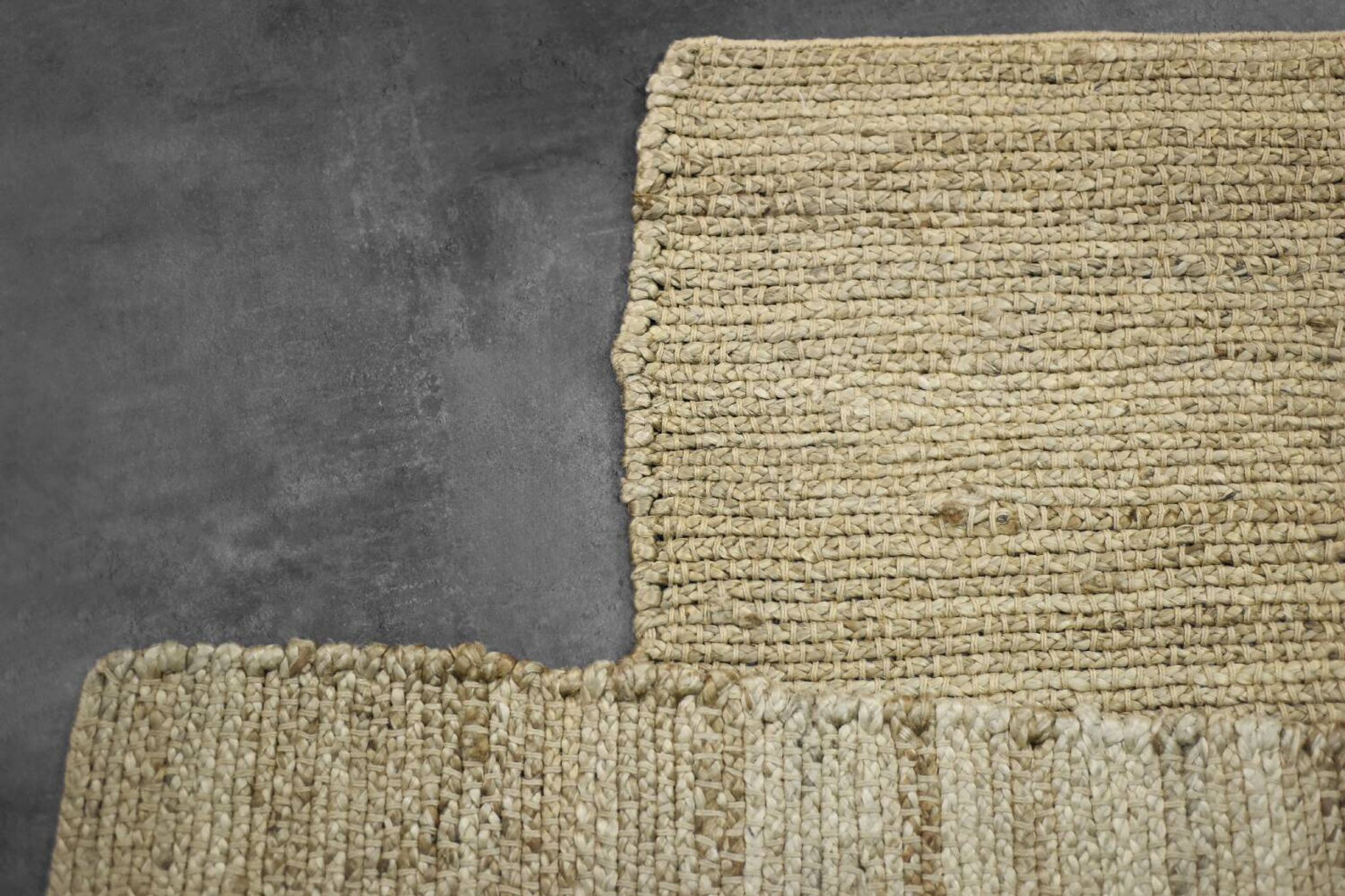 Tapis indien en jute tissé à plat, années 1970