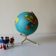 Globe terrestre vintage 1965