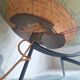 Vintage world map, old illuminated planisphere, terrestrial globe