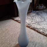 Vase soliflore vintage en verre