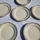 6 Dinner Plates Belleville De Longchamp Terre De Fer Decor, 1900s
