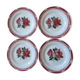 Dessert plates Digoin Sarreguemines