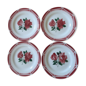 Dessert plates Digoin Sarreguemines