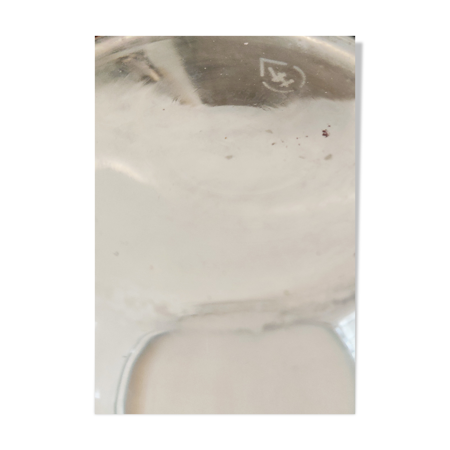 Vase boule en verre Laque Line