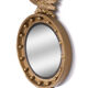 Golden Ball Convex Mirror with Eagle, England, 1960s