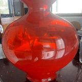 Large blown glass vase Onlylux 30 cm Italian design
