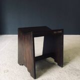 Modernist PJ-SI-68-A Sewing Stools by Pierre Jeanneret for Chandigarh, 1950s, India, Set of 2