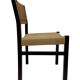 Vintage dining room chairs with papercord seat / 1970 design