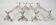 Christofle Chrysanthème, 4 silver-plated knife rests, excellent condition.