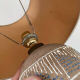 Art Deco glazed ceramic ball lamp, circa 1940