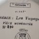 Decorative Plate Series "The Travels" in Limited Edition from Longwy France