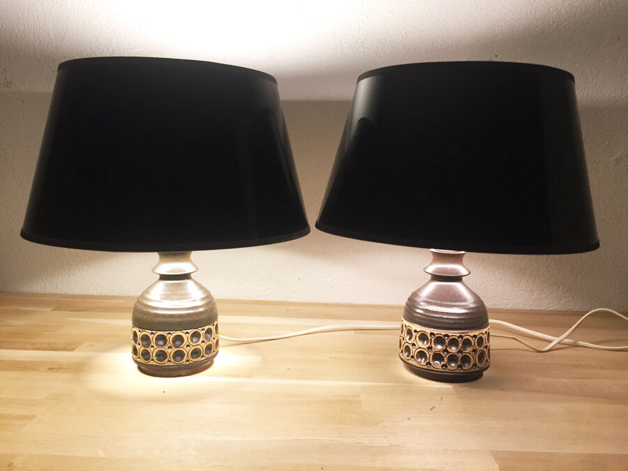 Pair bedside Pottery Jersey, 1970