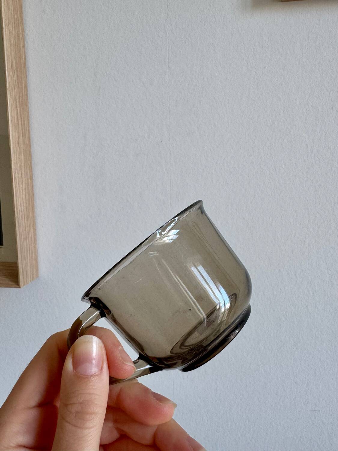 Arcoroc smoked glass cups