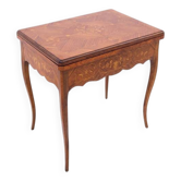 Inlaid card table, France, circa 1860. Empire