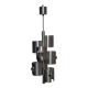Space Age 7-light pipe chandelier, 1960s-70s