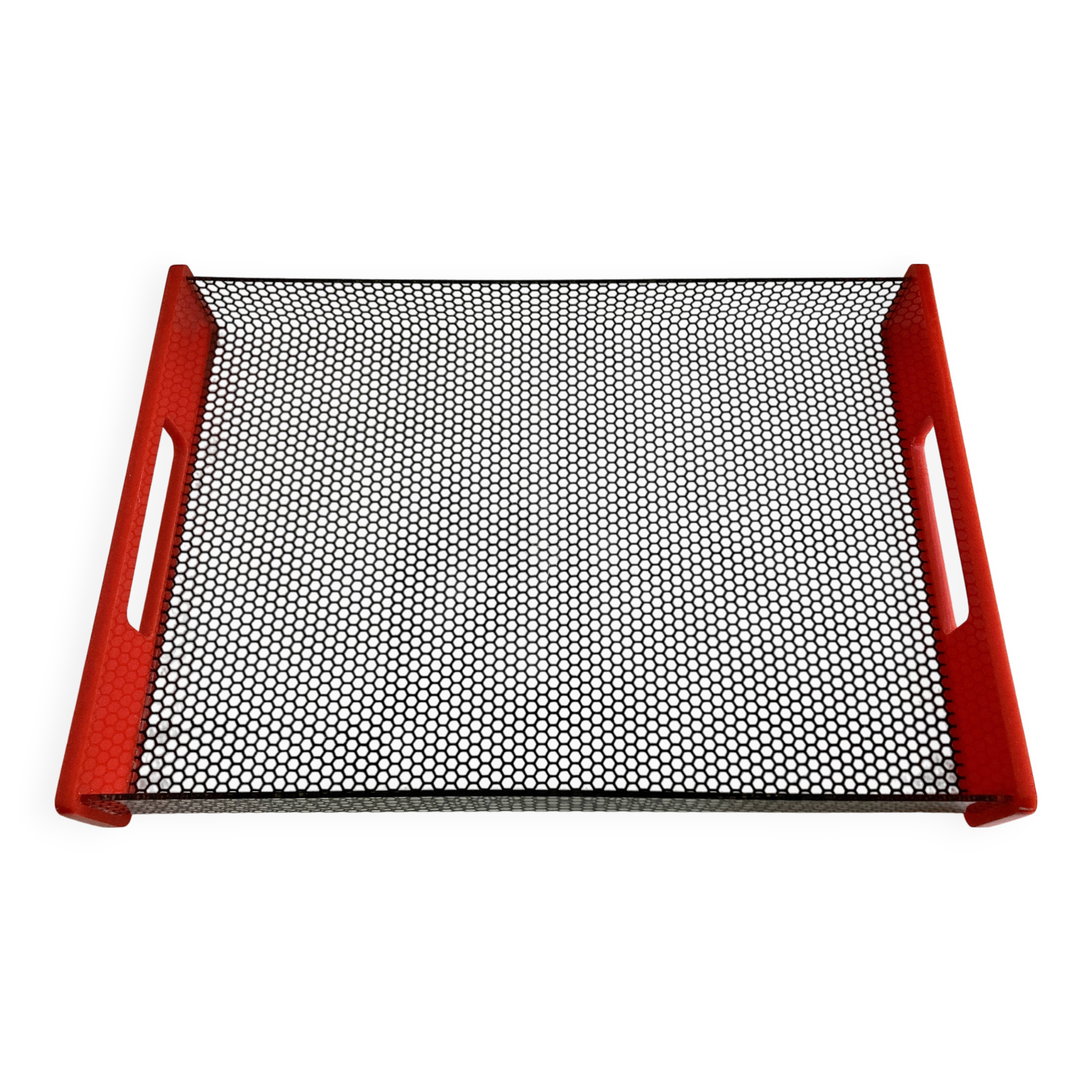 Plexiglas tray, Italian work, 1980