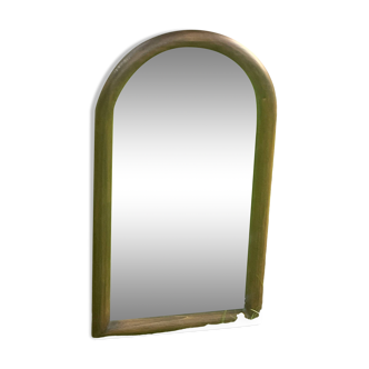 Old molded wooden mirror