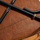 Teak chair with writing tablet