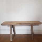 Small wooden bench