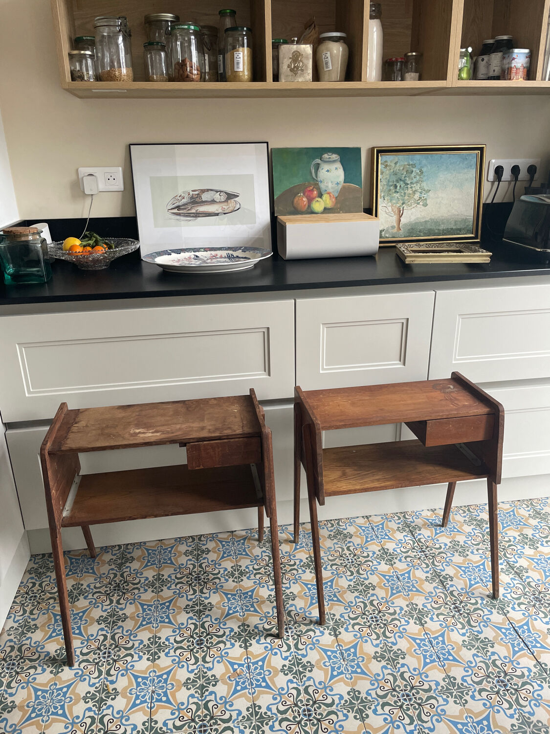 Two bedside tables