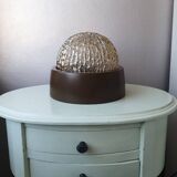 Vintage 70s glass ceiling light