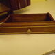 Art Deco extra furniture 1920/1940 to install or fix, wooden, central mirror, 2 doors, 1 drawer