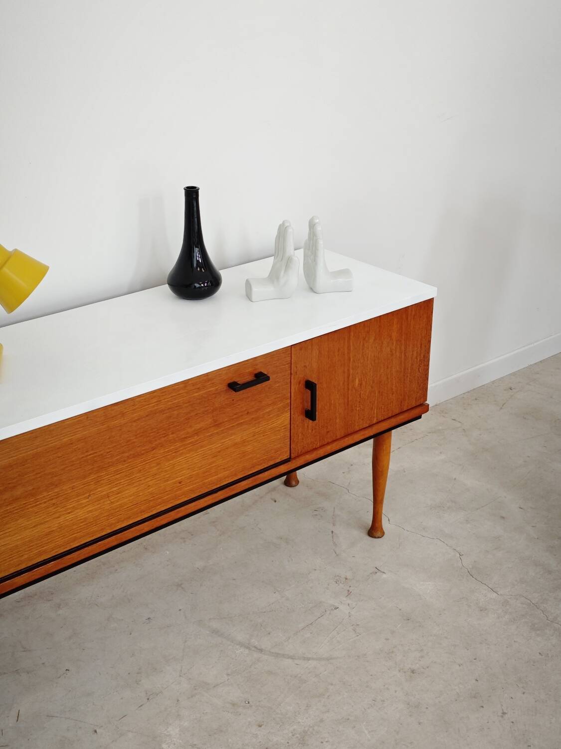 Ancienne meuble coiffeuse style scandinave 1960